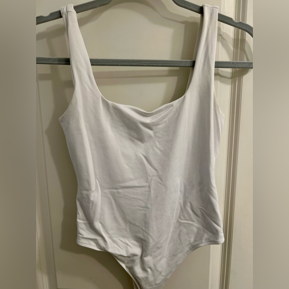 White Forever 21 Bodysuit